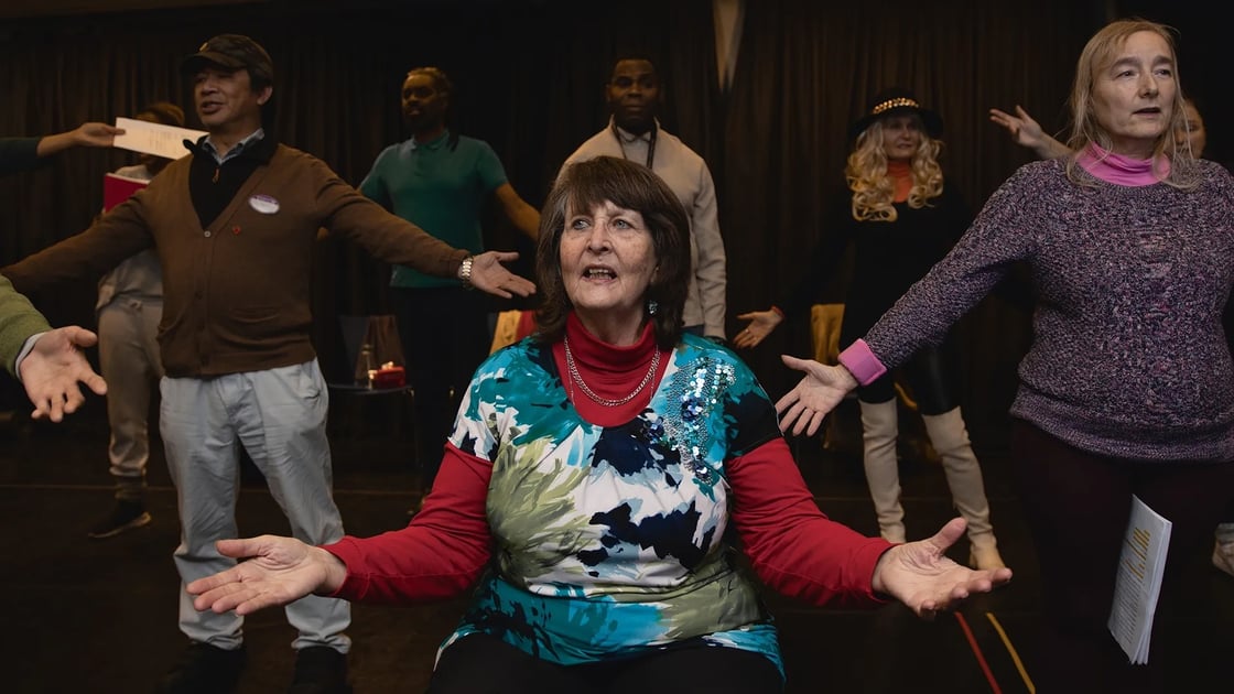 Image of Denise Allison and Streetwise Opera