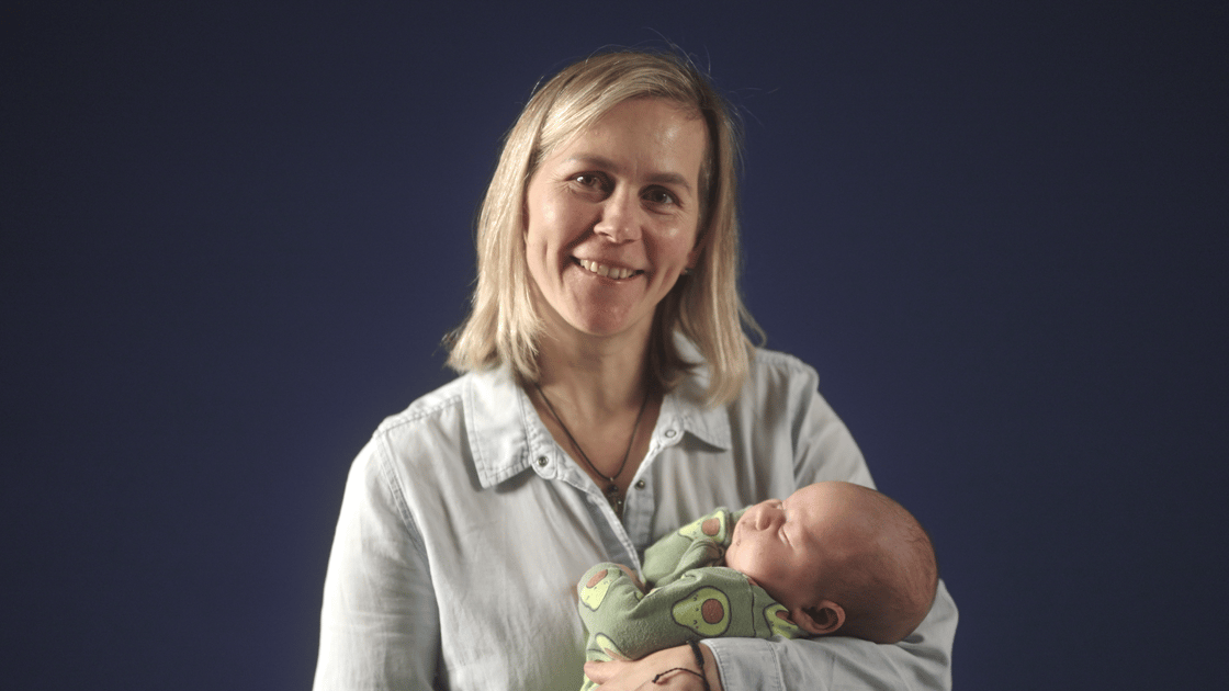 Image of Natalia and baby