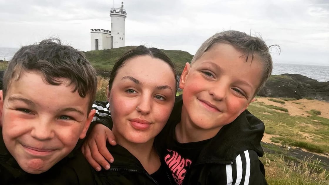 Charlotte Liddell and her two sons
