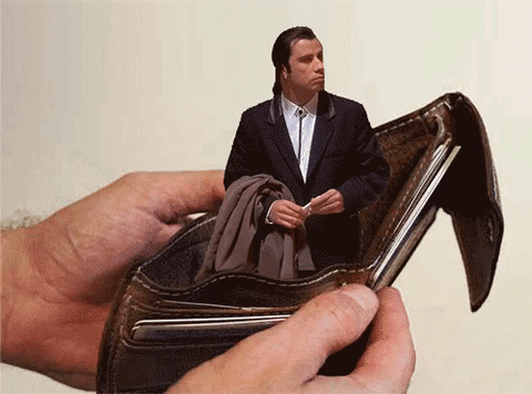no money